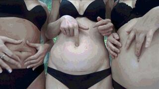 three sexy belly Bpn