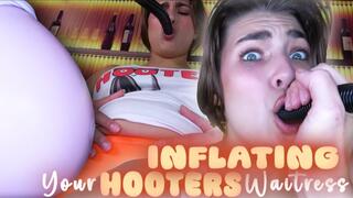 Inflating Your Hooters Waiter (HD WMV)