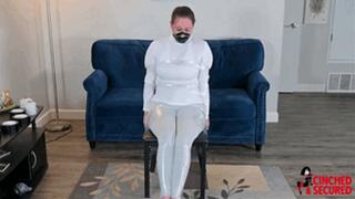 Minx Grrl - Multi Layer Chair Mummification and Gag (WMV Format)
