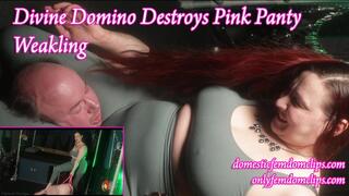 Divine Domino destroys Pink Panty Weakling