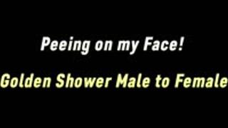 Golden Shower on MY FACE & Naked Body Compilation - 4 Videos - Urination, Peeing, Pissing, Pee, Bathroom Fetish Taboo, Embarrassed Naked Female -
