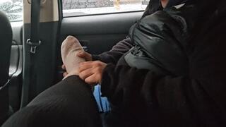 Foot rubs in the Uber