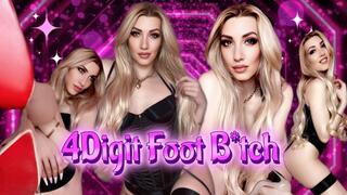 4 Digit Foot Bitch