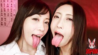Sensual Lesbian Teachers: Hana & Yuri's Intimate Kiss (Part 1-2)
