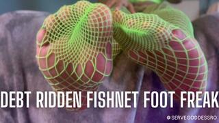 DEBT RIDDEN FISHNET FOOK FREAK - ebony findom Royal Ro fishnet stockings worship hd mp4 1080p