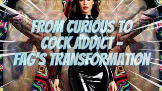 From Curious to Cock Addict - Gay's Transformation