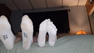 Double sock tease