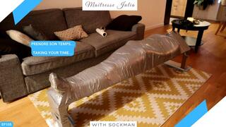 Extreme Momification bondage, teasing, edging and post-orgasm wanking