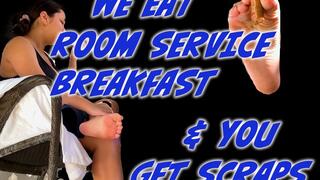 WE Eat Room Service Breakfast and YOU Just Get Scraps! Ft Jade Sun