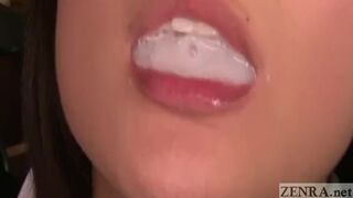 Japanese Gokkun Cum Play with Kana Ohori English Subtitles