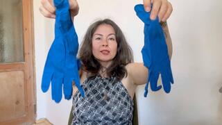 cum on her gloves mov