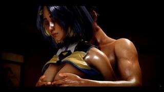 Valorant Neon titty fuck reverse cowgirl