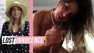 Lost Innocence: Face fuck Then i ride His Big Cock & Got Fucked Really Hard in My Throat