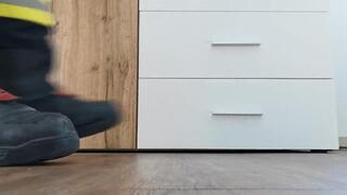 Firefighter stomping toy Car