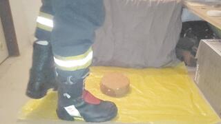 Firefighter Stomping Cake 3