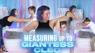 Measuring Up To Giantess Cleo (HD WMV)