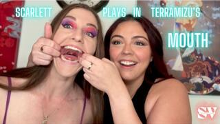 Scarlett Plays in Terramizu's Mouth (wmv)