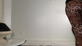 You Don’t Deserve This - Lilith Taurean Makes You Worship Her Big Beautiful Ass As She Shakes It - Lilith Taurean Is Wearing Tight Sheer Cheetah Leggings