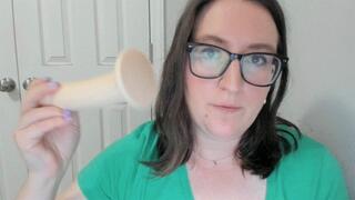 Laying back and using my dildo to make myself squirt