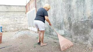 Diana Senior Fantasy Scratching on Flip Flops