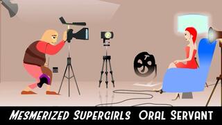 Mesmerized Supergirl Gives oral 3