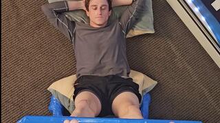 SOLES-UP TICKLING: COLIN BRYANT