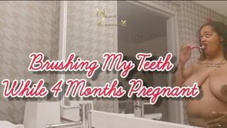 Brushing My Teeth While 4 Months Pregnant 4k