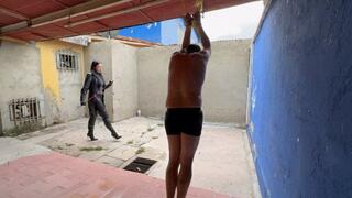 YF Whipped to shreds in the Dungeon by Goddess Khaina