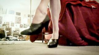 Tapping My Feet In High Heels HURRY UP YOU!