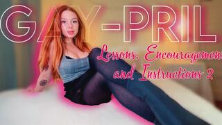 Gay-pril Lessons in Loving COCK 2 (with Dick)