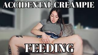 Oops, did you just eat a creampie? MP4