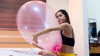 Sexy Sassy Hugs Kisses And Licks Your Huge Cattex Long Neck Balloon