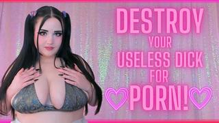 Destroy your Useless Dick for PORN! (1080 WMV)