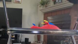 Giantess Destroys Boyfriend Jet ski with Giant Ass and Foot 1080