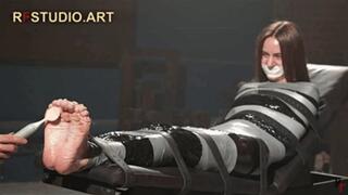 Lali - Her First Mummification and Tickling of Bare Feet (FULL HD MP4)
