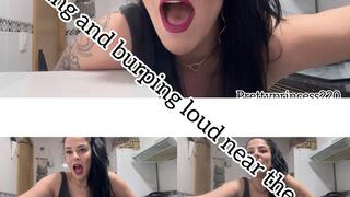 Smoking and burping loud near the phone