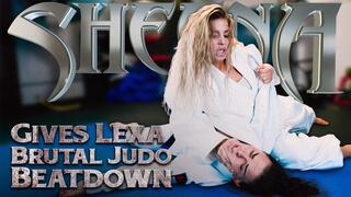 Sheena Gives Lexa Brutal Judo Beatdown 4K