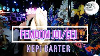 Feet Femdom JOI CEI with Kepi Carter