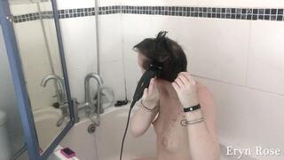 Cutting My Own Short Hair + Shower