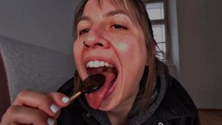 VR 180 - Astrid's Spitty, Long-Tongue Lollipop Lick