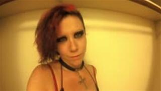Body Worship the VAMPIRE GIRL! Tit worship, Topless MP4 720