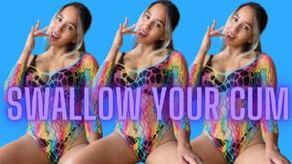 SWALLOW YOUR CUM CEI Face Fetish
