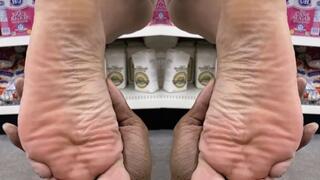 Large red pedi soles