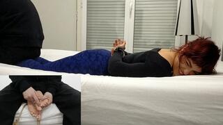 Andy face down - body and face camera + small pov feet camera