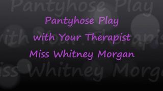 Pantyhose Gag Play with Your Counselor Miss Whitney Morgan - mp4