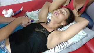 Dayana is tickled in the armpits Part 1