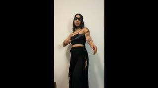 MASKED PANTHER GODDESS SELF-DISCIPLINE WITH A SWITCH | Jade