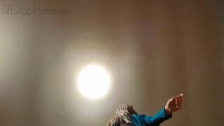 Giantess Fifi aggressively stomping on a gross little bug replay