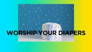 Diaper Worshipping - ABDL, Incontinence, Bedwetting, Age Regression, Adult Diaper, Diaper Cummies MP4 Video File