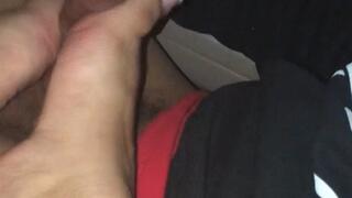 Latina Friend Car Footjob!!!!